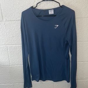 Gym shark long sleeve tee